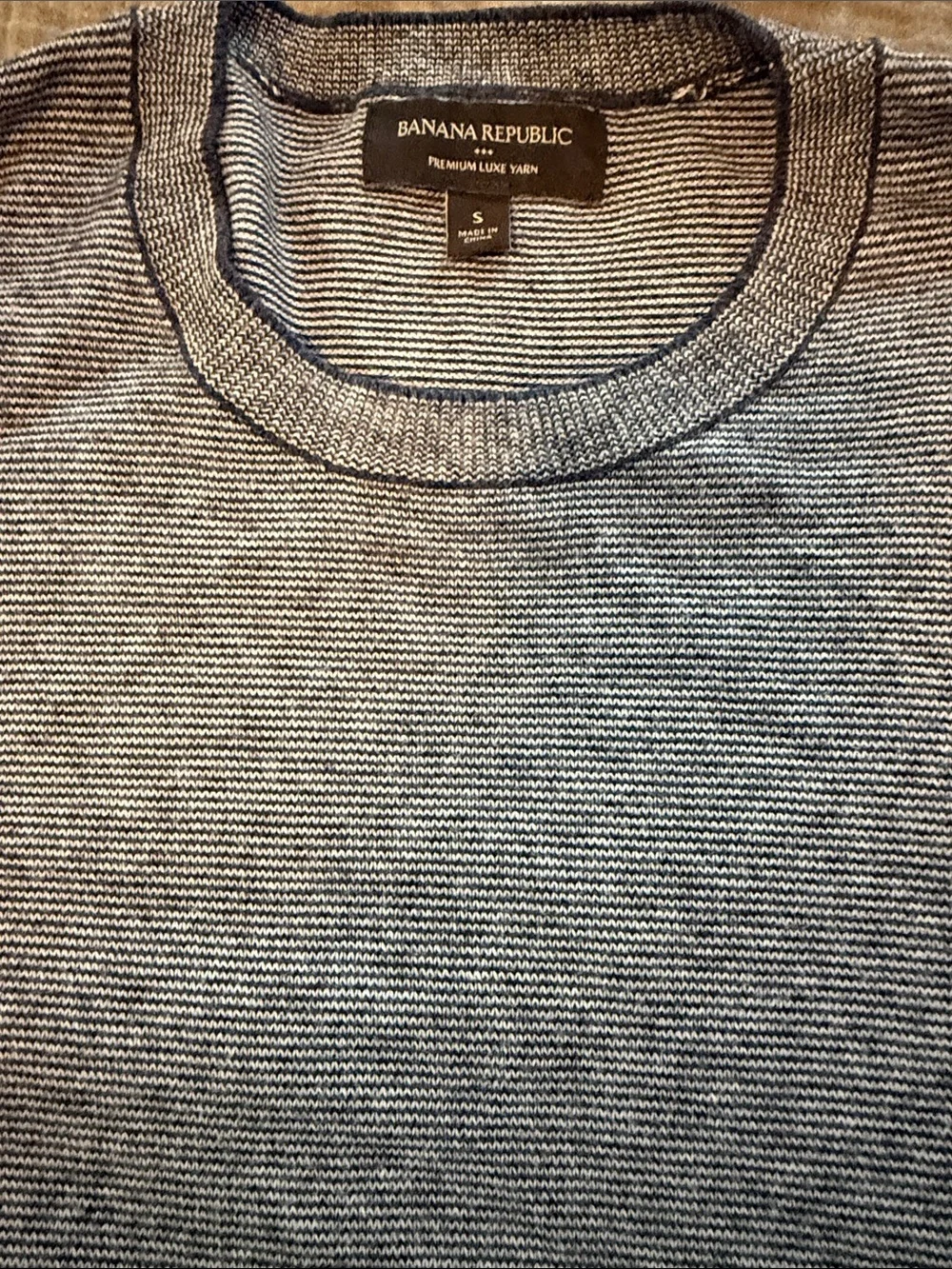 Banana Republic Men's Lightweight sweater - Luxe blend silk cashmere blend